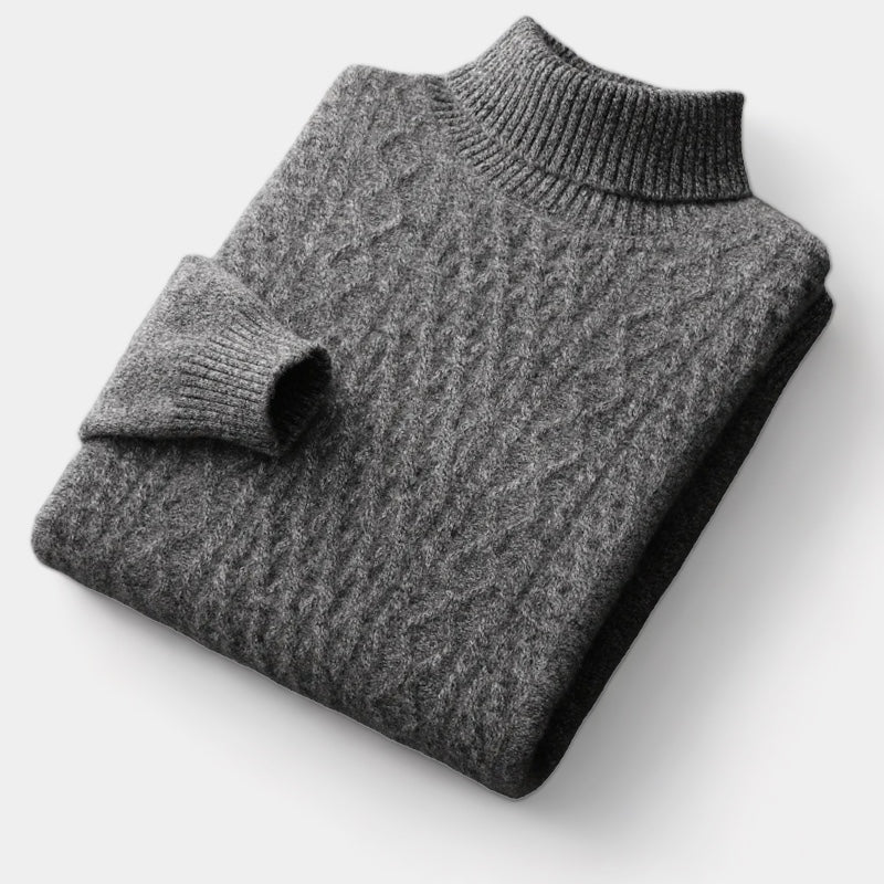 OLD MONEY Merino Halfcol Gebreide Trui