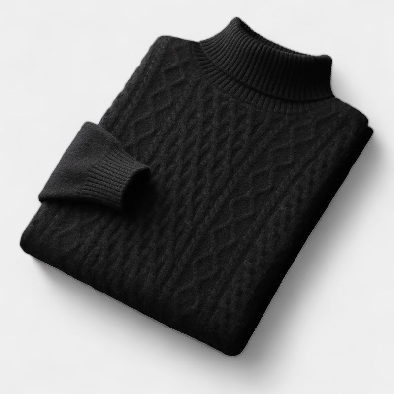 OLD MONEY Merino Halfcol Gebreide Trui