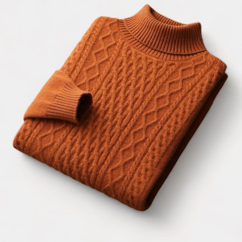 OLD MONEY Merino Halfcol Gebreide Trui