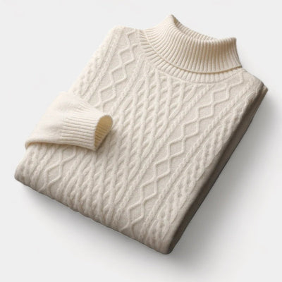 OLD MONEY Merino Halfcol Gebreide Trui