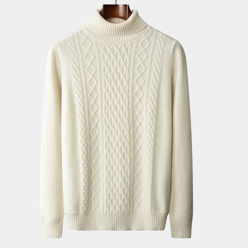 OLD MONEY Merino Halfcol Gebreide Trui