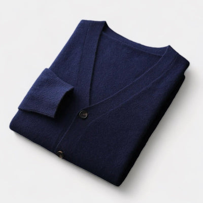 OLD MONEY Merino Cardigan Trui