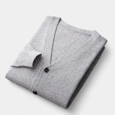 OLD MONEY Merino Cardigan Trui