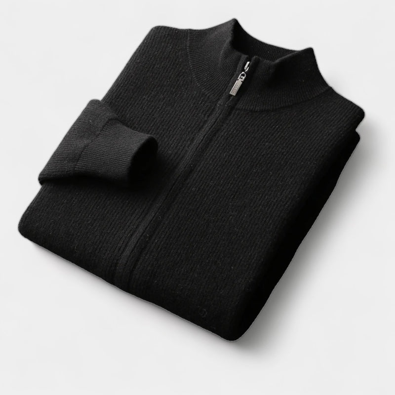 OLD MONEY Merino Zip Trui