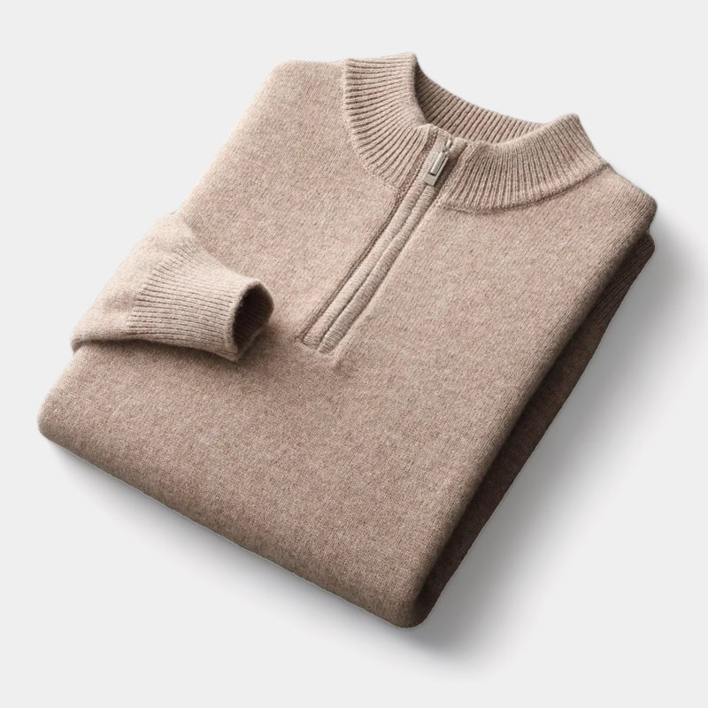OLD MONEY Merino Quarter-Zip Trui