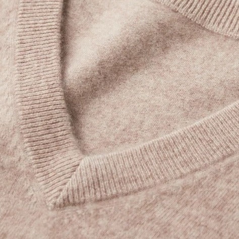 OLD MONEY Merino V-Hals Trui