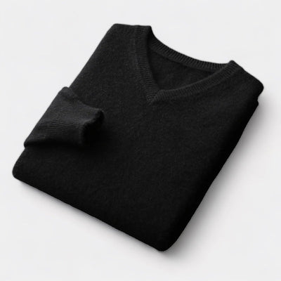 OLD MONEY Merino V-Hals Trui