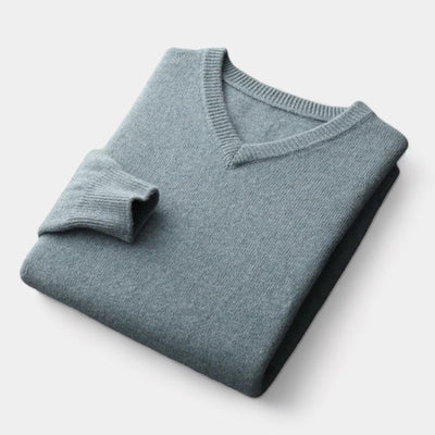 OLD MONEY Merino V-Hals Trui