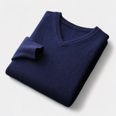 OLD MONEY Merino V-Hals Trui