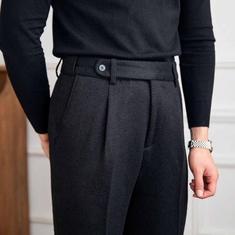 OLD MONEY Zwarte Broek