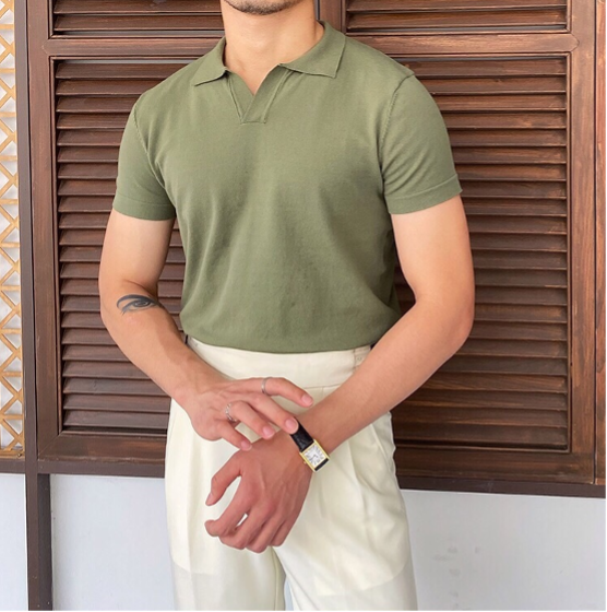 OLD MONEY V-Kraag Polo