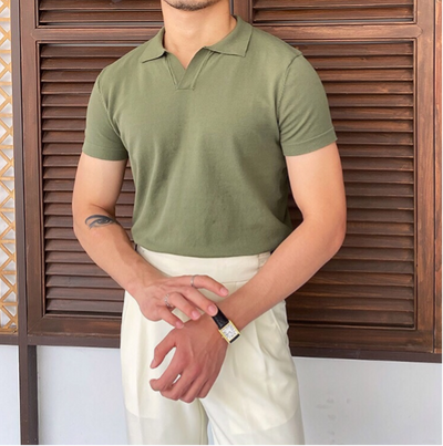 OLD MONEY V-Kraag Polo